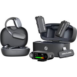 Hollyland LARK MAX 2 Ultimate Combo with OWS Monitor Earphone + Camera RX + USB-C RX -2599950