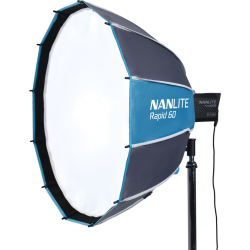 Nanlite Rapid 60 Parabolic Softbox SB-RP60 with Eggcrate for FM Mount -2648552