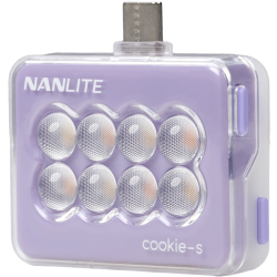 Nanlite Cookie-s LED Selfie Light Lavender
