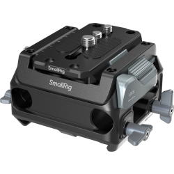 SmallRig 5366 Manfrotto-Type Mount Plate Kit with 15mm Dual Rod Clamp