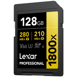 Lexar Pro 1800x SDXC U3 (V60) UHS-II R270/W180 128GB-2485969
