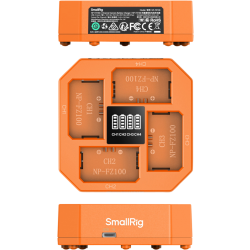 SmallRig 4839 NP-FZ100 4-Channel Camera Battery Charger