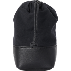 Artisan & Artist | ACAM-LP140 | Fabric and Leather Lens Pouch (M) Black-2654573