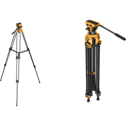 SmallRig 5523 Video Tripod with Heavy-Duty Fluid Head AD-01 (BumbleBee Edition)-2648421