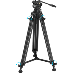 SmallRig 5441 AD14 Heavy-Duty Carbon Fiber Tripod