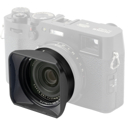 NiSi JetMag Pro Lens Hood, Uv Filter & Cap for Fuji X100 Series Black-2648997