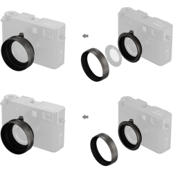 SmallRig 5709 Shading Hood for FUJIFILM X half Charcoal Silver
