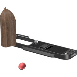 SmallRig 5666 L-Shaped Mount Plate with Wooden Handle for FUJIFILM X-T30 / T30 II / T30 III Black