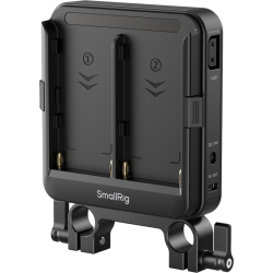 SmallRig 5537 Adapter Plate Kit for NP-F Type Batteries for 15mm LWS Rods (Supports UPS)