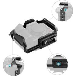 SmallRig 4824 HawkLock Quick Release Cage for Panasonic Lumix GH7 / GH6