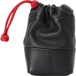 Artisan & Artist | ACAM-LPL120 | Full Leather Lens Pouch (S) Black-2654563