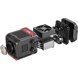 SmallRig 4897 RC 100B COB LED Video Light Kit with Battery Grip Handle