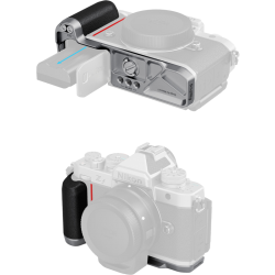 SmallRig 5706 L-Shaped Mount Plate with Silicone Handle for Nikon Z f Silver