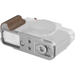 SmallRig 5667 L-Shaped Mount Plate with Wooden Handle for FUJIFILM T30 / T30 II / X-T30 III Silver