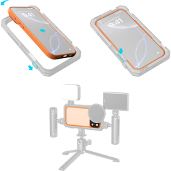 SmallRig 5795 FilMov Lightweight Photography Bumper Case for iPhone 17 Pro Max (Orange)