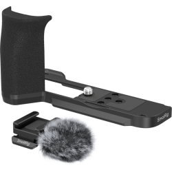 SmallRig 5808 L-Shaped Mount Plate with Handle for Canon PowerShot V1 (Black)
