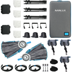 NANLUX Evoke 150C 3-Light Kit in Trolley Case