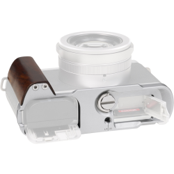 SmallRig 5943 L-Shaped Mount Plate with Wooden Handle for Panasonic LUMIX L10 Silver