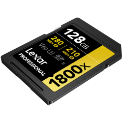 Lexar Pro 1800x SDXC U3 (V60) UHS-II R270/W180 128GB