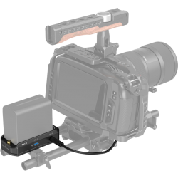SmallRig 4340 NP-F Battery Adapter Mount Plate Kit for Canon EOS R5/R5C and BMPCC 4K/6K/6K Pro