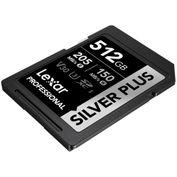 Lexar SDXC Professional SILVER Plus UHS-I/U3/A2/4K R205/W150 (V30) 512GB