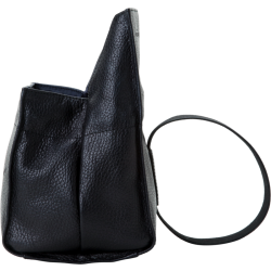 Artisan & Artist | ACAM-78 | Leather Pouch in Kipskin Leather (L) Black-2654557