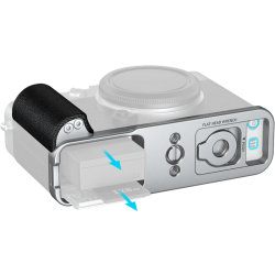 SmallRig 5447 L-Shaped Mount Plate with Silicone Handle for FUJIFILM X-E5 Silver