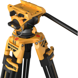 SmallRig 5523 Video Tripod with Heavy-Duty Fluid Head AD-01 (BumbleBee Edition)