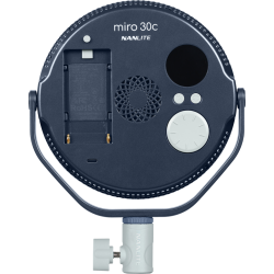 Nanlite Miro 30c LED Full-color Round Panel Light  (Midnight Blue)