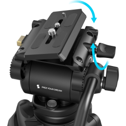 SmallRig 5441 AD14 Heavy-Duty Carbon Fiber Tripod