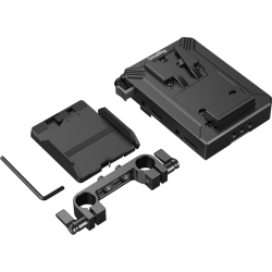 SmallRig 5226 V-Mount Battery Mount Plate Kit for 15mm LWS Rods