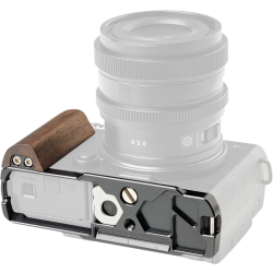 SmallRig 5945 L-Shaped Mount Plate with Wooden Handle for Panasonic S9
