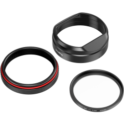 SmallRig 5850 UV Filter with Lens Hood Kit for FUJIFILM X100VI / X100V (Black)