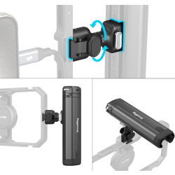 SmallRig 4841 Rotatable Bilateral Quick Release Side Handle with Wireless Control/M.2 SSD Enclosure