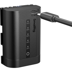 SmallRig 5298 USB-C Camera Battery with Power Display for Canon LP-E6P