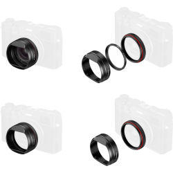 SmallRig 5850 UV Filter with Lens Hood Kit for FUJIFILM X100VI / X100V (Black)