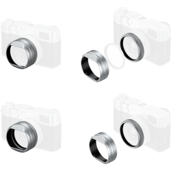 SmallRig 5849 Lens Hood for FUJIFILM X100VI / X100V (Silver)