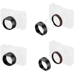 SmallRig 5848 Lens Hood for FUJIFILM X100VI / X100V (Black)