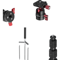 SmallRig 6397 Monopod with Triple Ground Spikes and Panoramic Ball Head with Arca-Swiss Plate