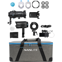 NANLITE Forza 60C LED Color Spot Light with 19°&36° Projection Attachment