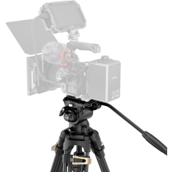 SmallRig 4686 Heavy-Duty Fluid Head Video Tripod Kit AD-01S