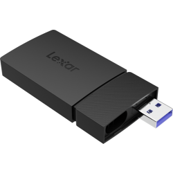 Lexar Cardreader microSD/SD I Dual Slot USB-A/C  microSD Card USB 3.1 Reader, up to 255MB/s read