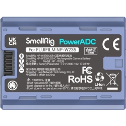 SmallRig 4266 Camera Battery USB-C Rechargable NP-W235