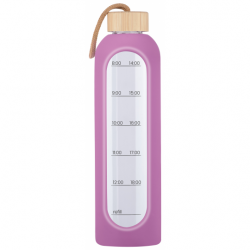 Butelka szklana KiCA Hydro Glass 1000 ml - fioletowa-2646666