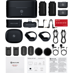 Hollyland LARK MAX 2 Ultimate Combo with OWS Monitor Earphone + Camera RX + USB-C RX -2599951