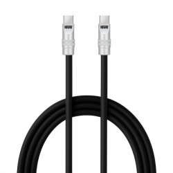 Kabel Newell USB-C - USB-C 100 W, 2 m, silikonowy, czarny-2652512