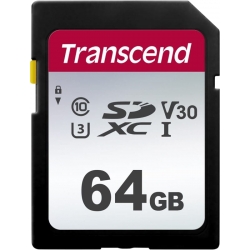 KARTA PAMIĘCI TRANSCEND SILVER 300S SD UHS-I U3 (V30) R95/W45 64GB*