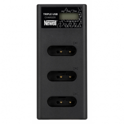 Ładowarka trzykanałowa Newell CD-USB-C do akumulatorów NP-BX1 do Sony