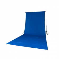 Quadralite tło tekstylne niebieskie 2,85x6m-2406464