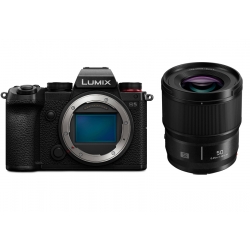 Aparat Panasonic Lumix S5 + Obiektyw S 50mm f/1.8